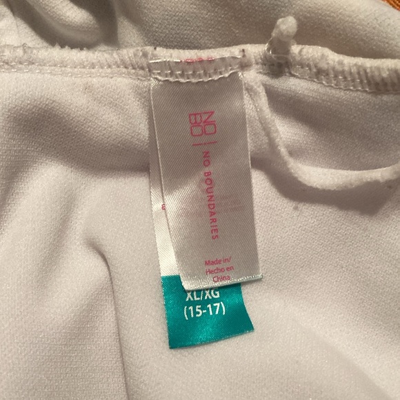 Juniors' Swim Swimsuit Women's Polka Dot & Stripe One-Piece Swimsuit| Sz XL - Picture 9 of 10